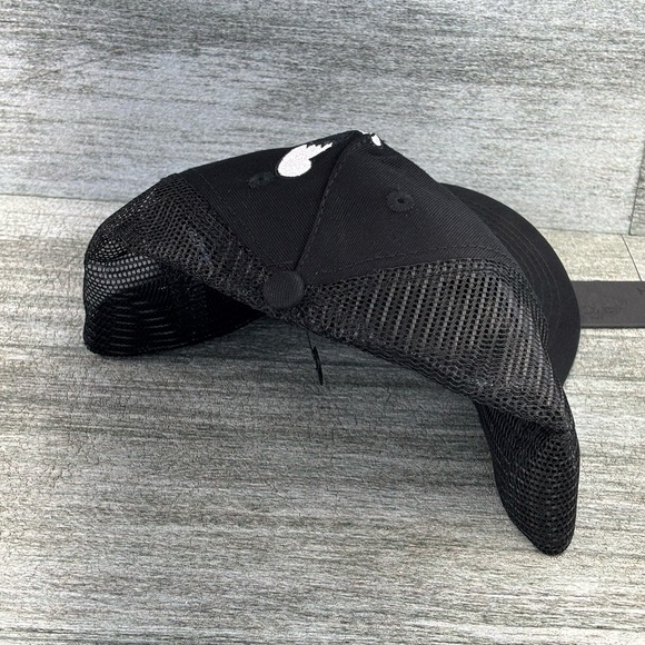 NWT Ed Hardy DEH Mesh Snapback Trucker Hat Cap Skull Dagger Sword Black OSHA - Picture 4 of 16